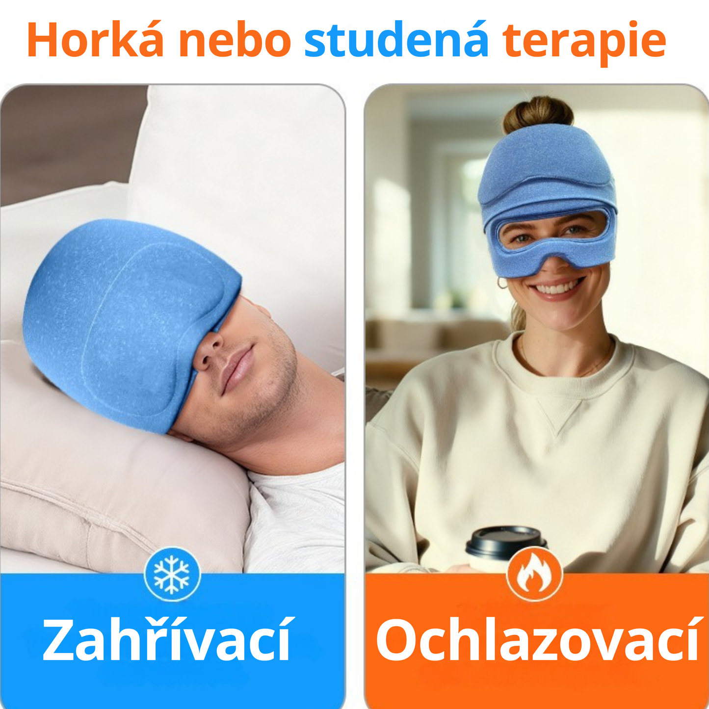 Soothely: Gelová Nahřívací Maska na Migrény